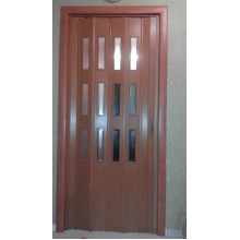 Дверь гармошка миланский орех "Двери-82"